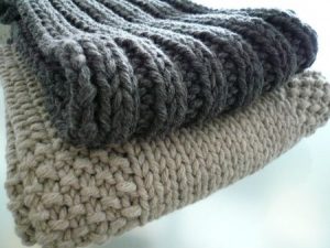 echarpe femme tricot