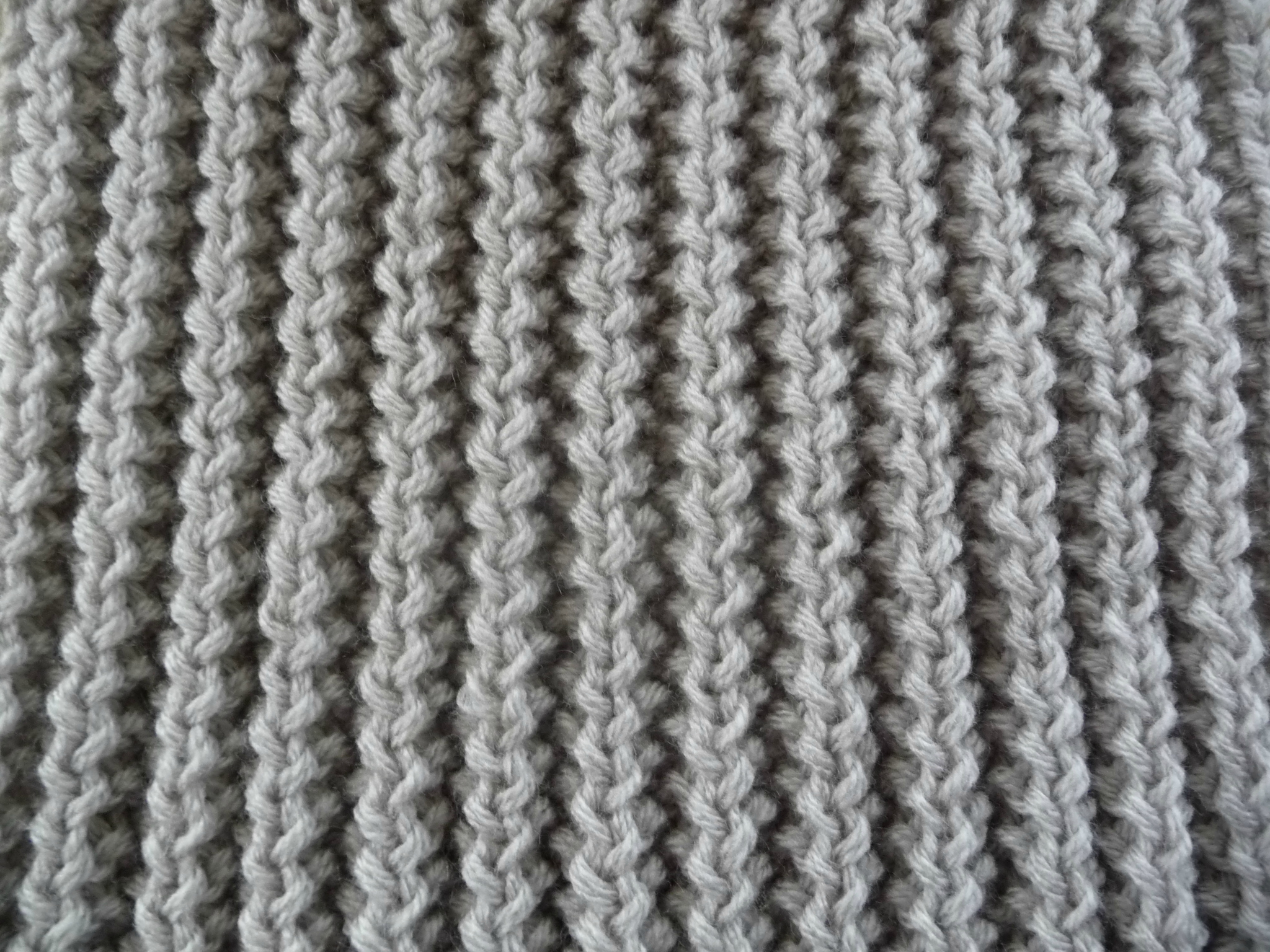 point tricot pour echarpe