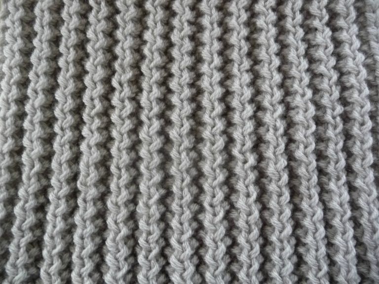 points de tricot pour echarpe