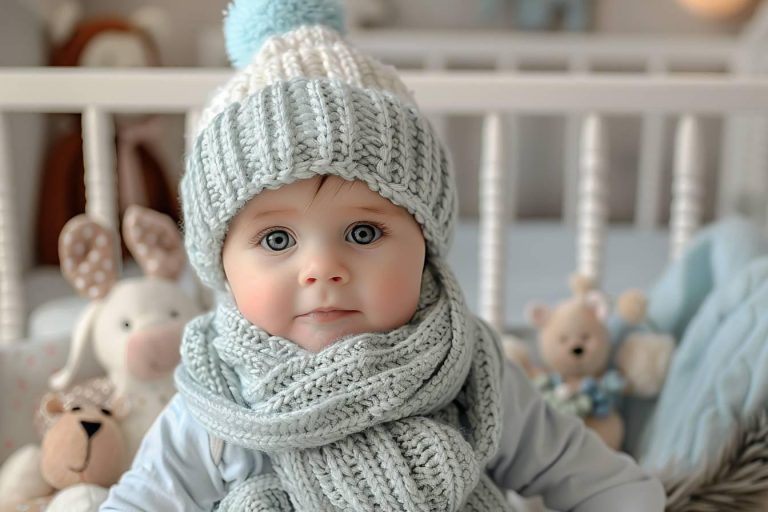 Bonnet echarpe bebe garcon