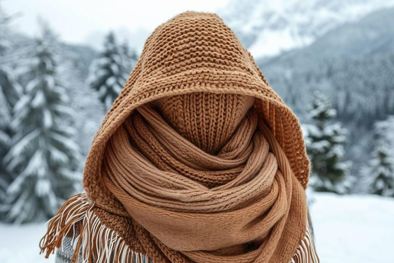 Echarpe avec capuche