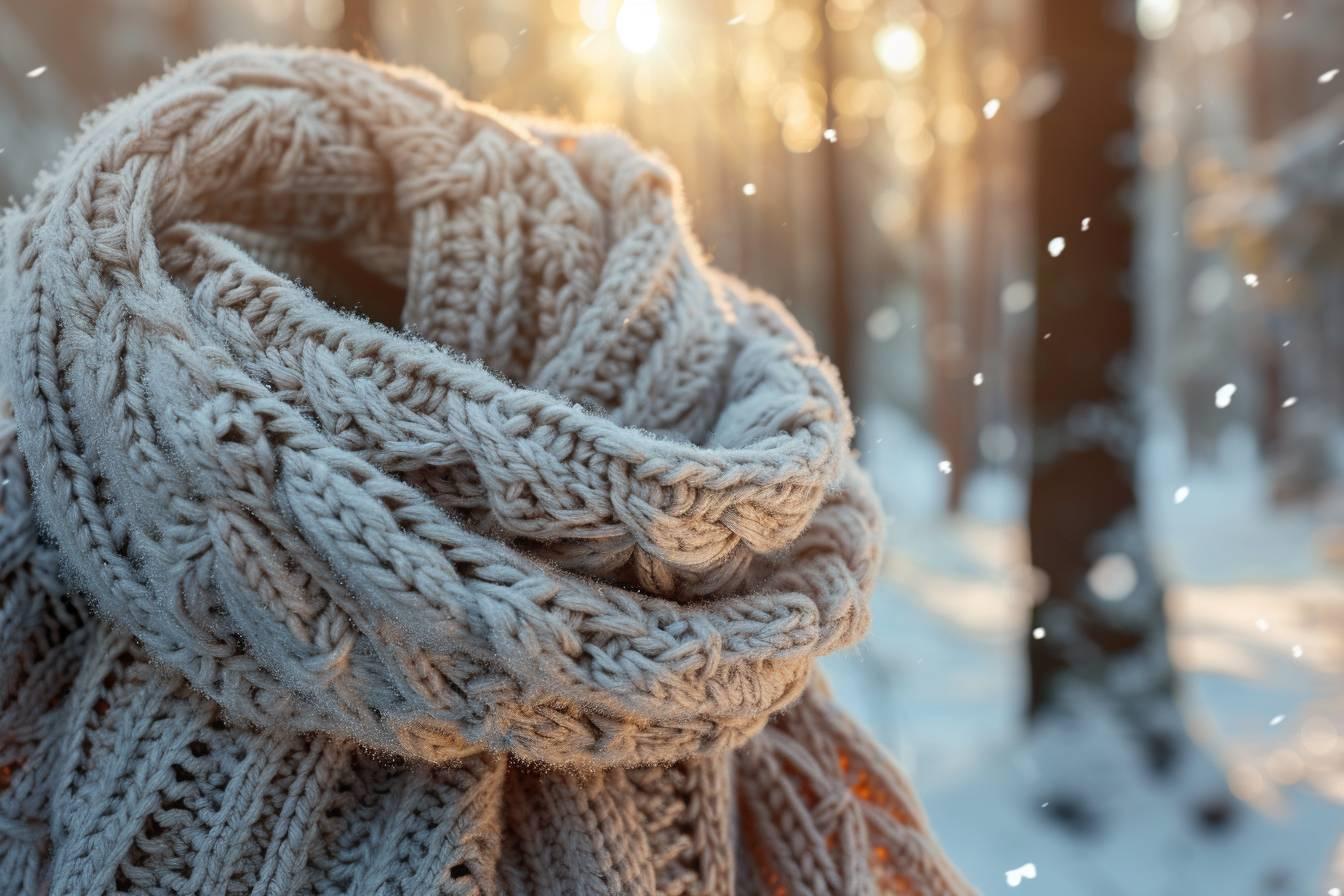 Écharpe grosse maille : tout ce qu'il faut savoir avant d'en acheter ou d'en tricoter une