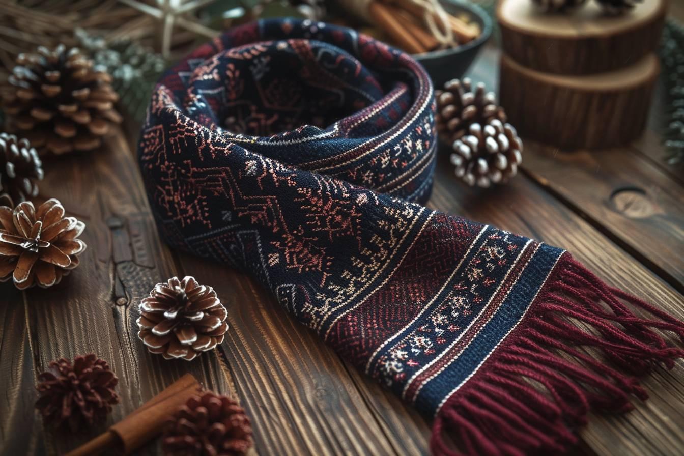 Écharpe jacquard : le tissage qui transforme un motif en pièce durable