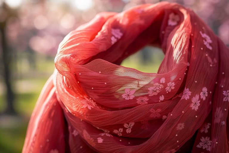 Echarpe le temps des cerises
