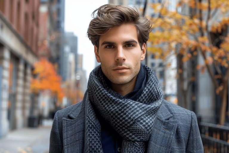 Echarpe luxe homme