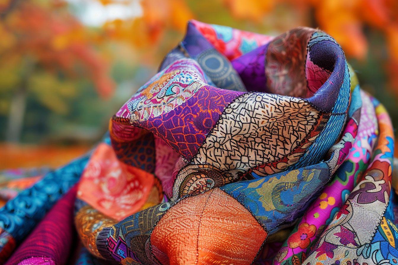 Écharpe patchwork : les clés pour bien choisir et bien la porter