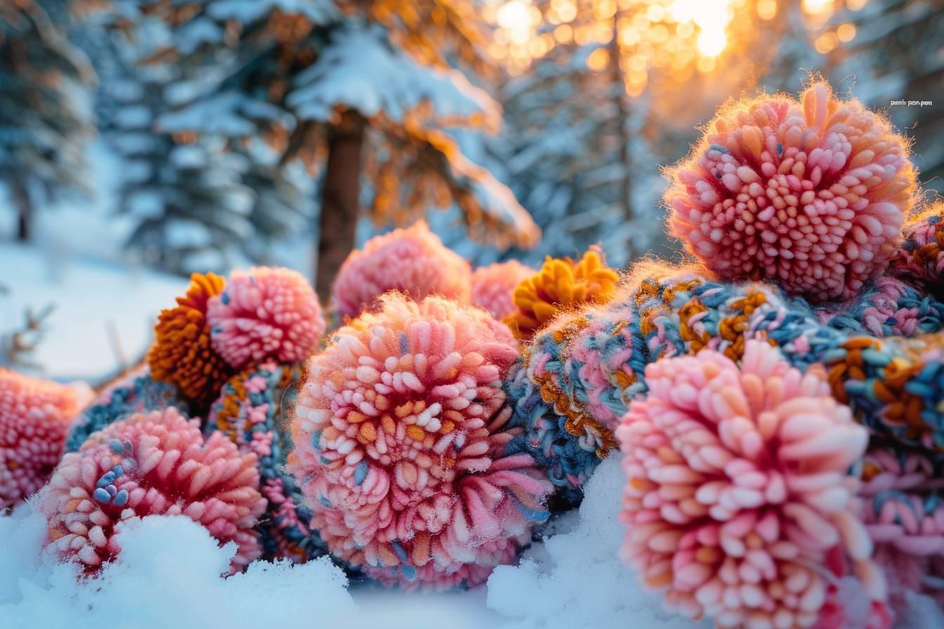 L'écharpe à pompon : petite boule, grand effet