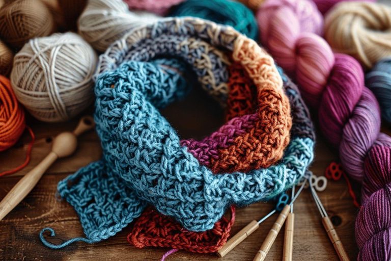 Modele echarpe au crochet gratuit
